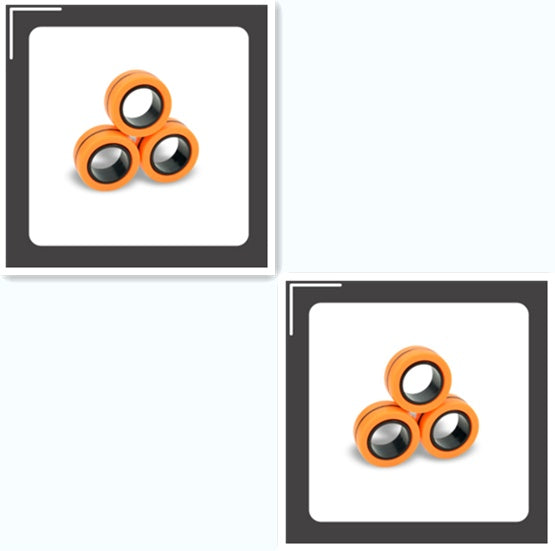 Anillo giratorio de dedo magnético