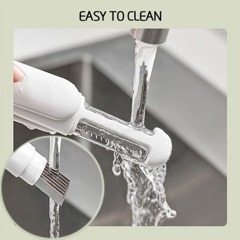 Pelador giratorio de acero inoxidable 360 ​​3 en 1, cuchillo de pelar giratorio multifuncional y rallador, utensilios de cocina, cuchillo de pelar multifuncional, cuchillo de pelar de acero inoxidable para pelar y triturar