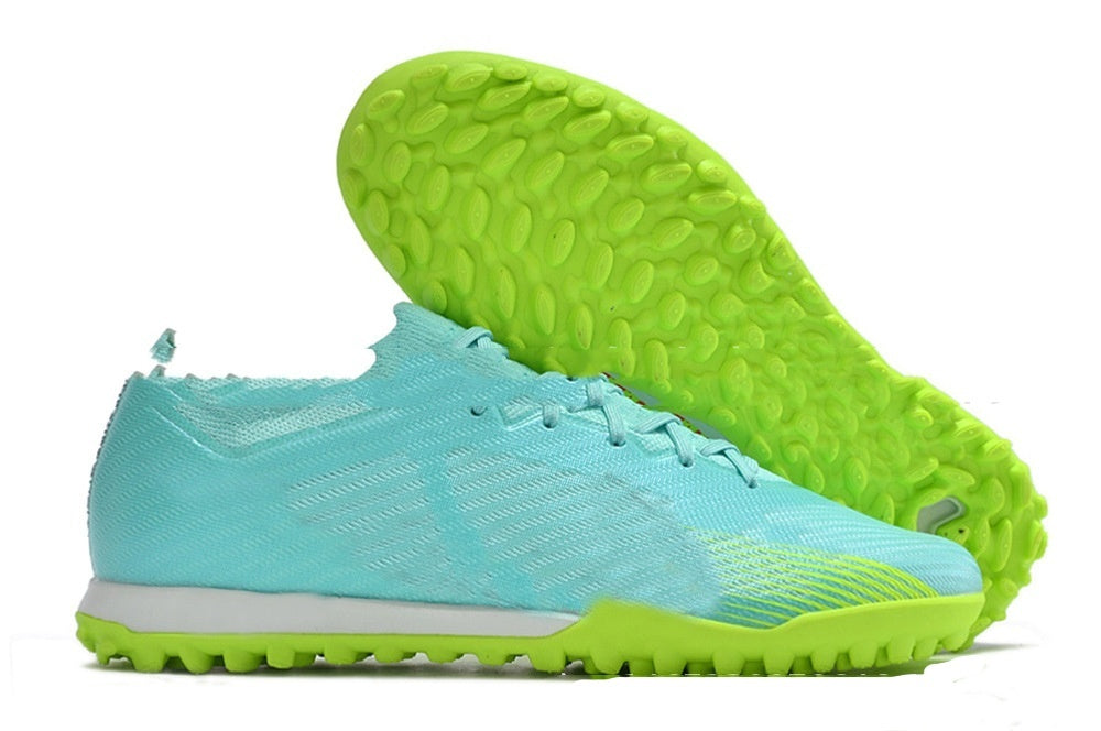 Zapatillas de deporte de fútbol con cojín para césped aireado MD impermeables de punto de caña baja