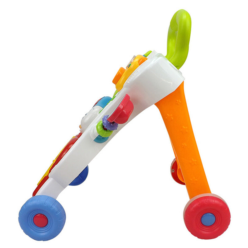 Bébé poussette marcheur jouet bébé éducation précoce puzzle multi-fonction musique chariot usine directe