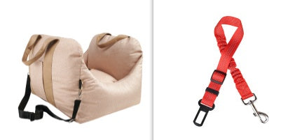 Siège de transport de voiture pour chien, panier étanche, Portable, sécurité de voyage, sacs suspendus en maille, lits et canapés respirants