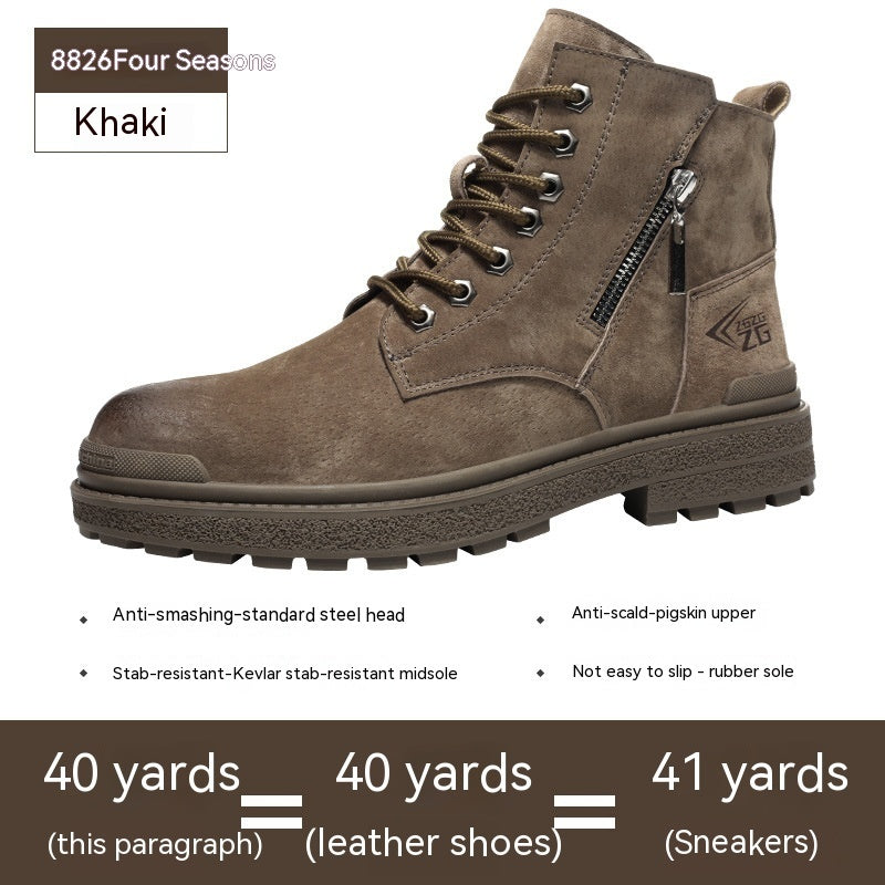 Chaussures de protection anti-impact haut de gamme pour la protection du travail