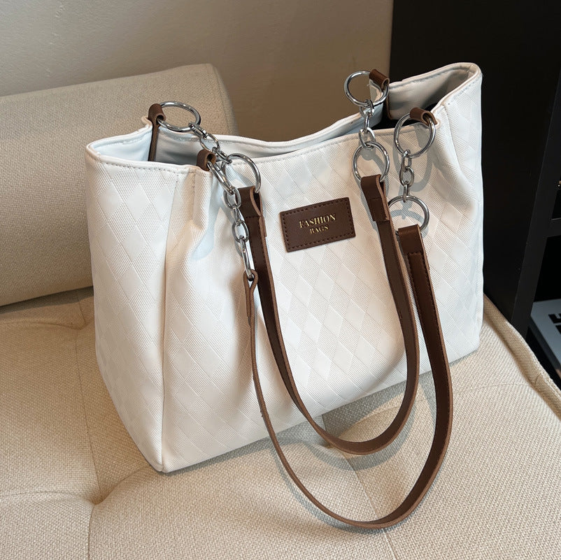 Bolso tote de hombro para mujer todo fósforo
