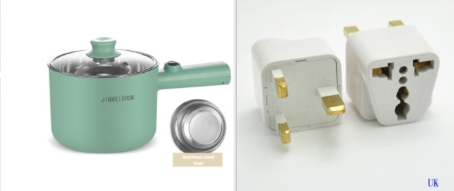 Mini olla caliente para el hogar, aparato de cocina portátil, olla eléctrica antiadherente multifunción, utensilios de cocina