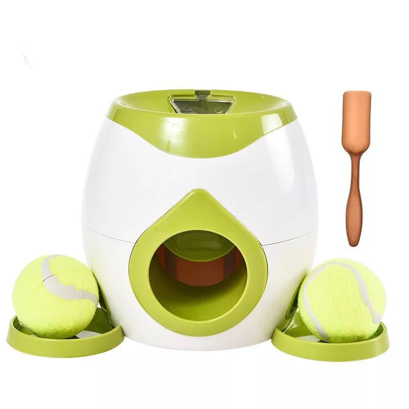 Dispositivo que falta de la pelota de tenis del alimentador elegante del animal doméstico que lanza la máquina de la recompensa