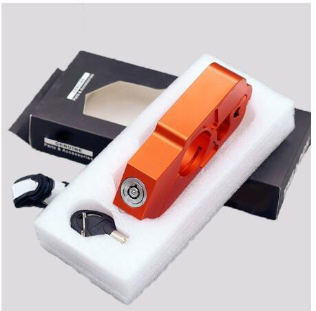 Bloqueo del manillar de la motocicleta