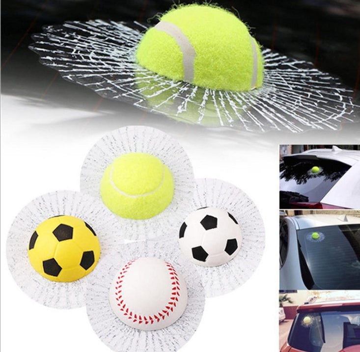 Chaud 3D stéréo football basket-ball tennis baseball tennis fou voiture verre véhicule à moteur fournitures en gros étiquetage