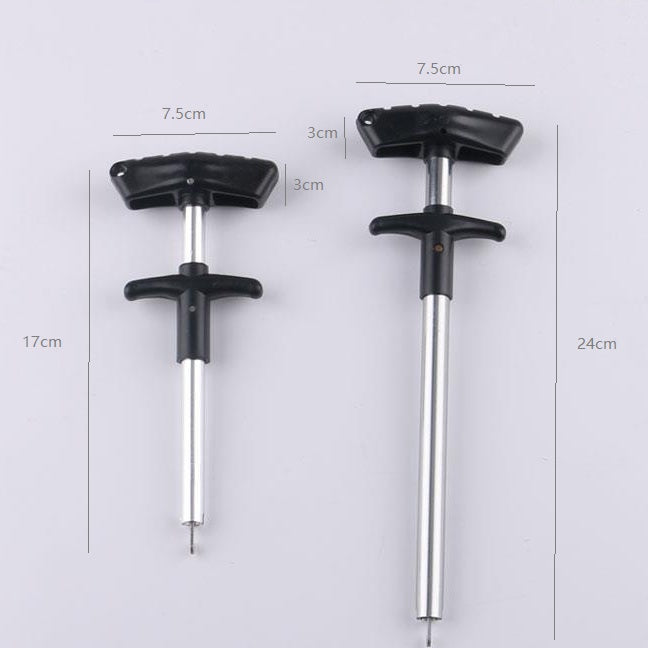 Extracteur de crochet portable en forme de T