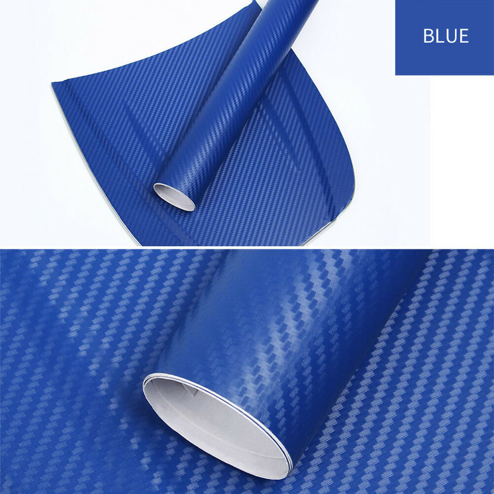 Autocollants stéréo 3D en Fiber de carbone, décoration intérieure et extérieure de carrosserie de voiture, changement de décoration