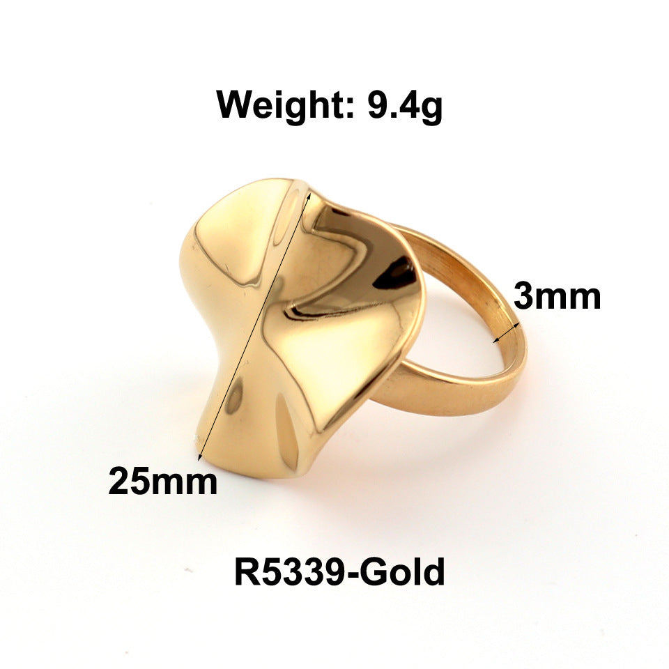 Fashion Bamboo Stainless Steel Ring