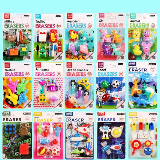 Juego de mini borradores