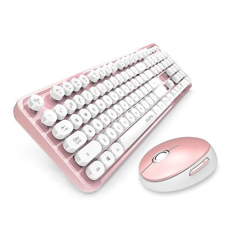 Clavier punk de filles de rouge à lèvres de couleur