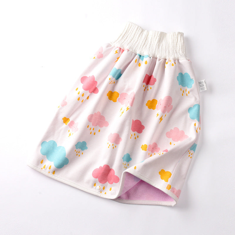 Jupe couche bébé en coton et fibre de bambou
