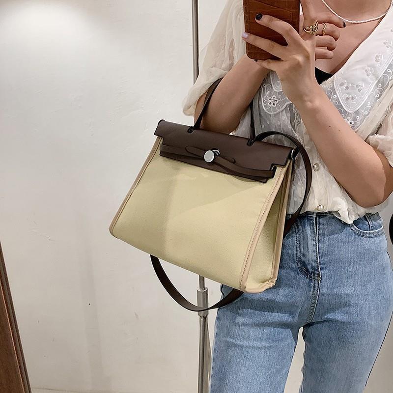 Bolso tote simple de gran capacidad