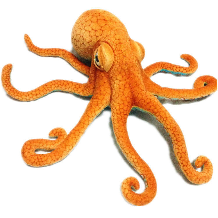 Orange Octopus Soft Stuffed Plush Toy