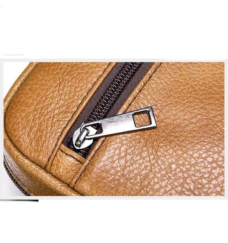 Petit sac à bandoulière en cuir pour hommes d'affaires