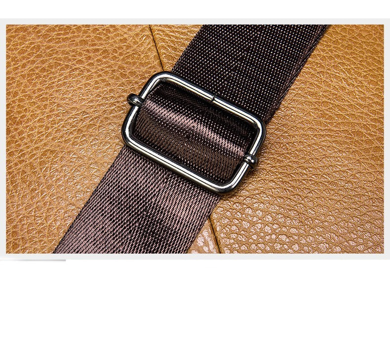 Petit sac à bandoulière en cuir pour hommes d'affaires