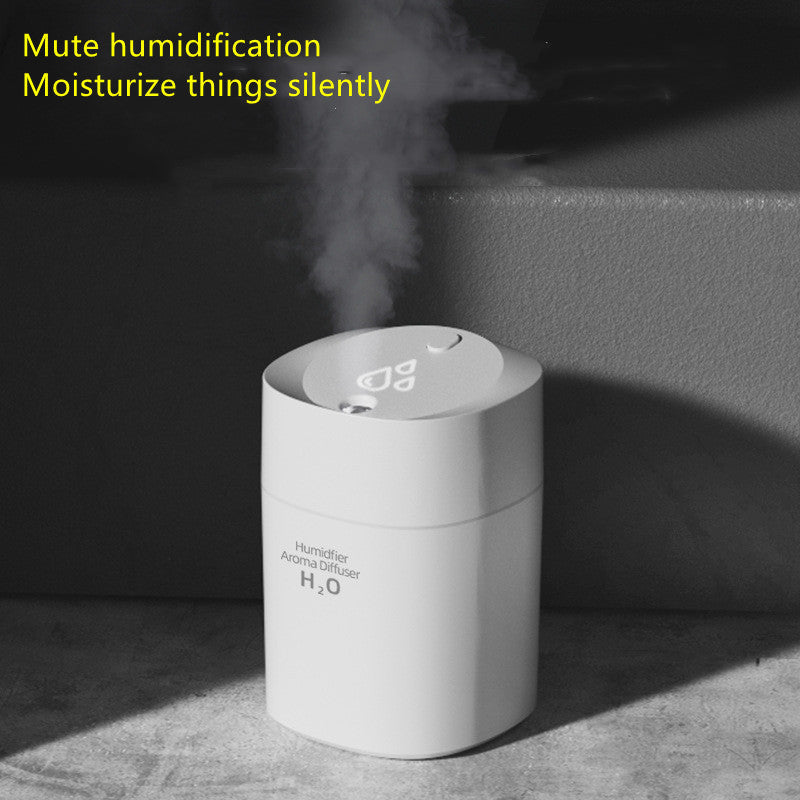 Mini humidificador con luz nocturna LED, humidificador de niebla fría, humidificador de escritorio personal USB para el hogar del coche Mini fabricante de niebla con pulverizador USB nocturno colorido difusor de aceite esencial purificador de aire