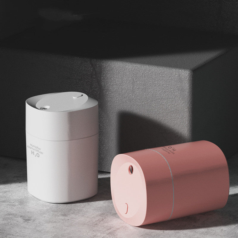 Mini humidificador con luz nocturna LED, humidificador de niebla fría, humidificador de escritorio personal USB para el hogar del coche Mini fabricante de niebla con pulverizador USB nocturno colorido difusor de aceite esencial purificador de aire