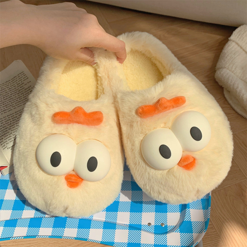Les pantoufles en coton à bout fermé et à fond souple peuvent être des chaussures de Confinement pour dames