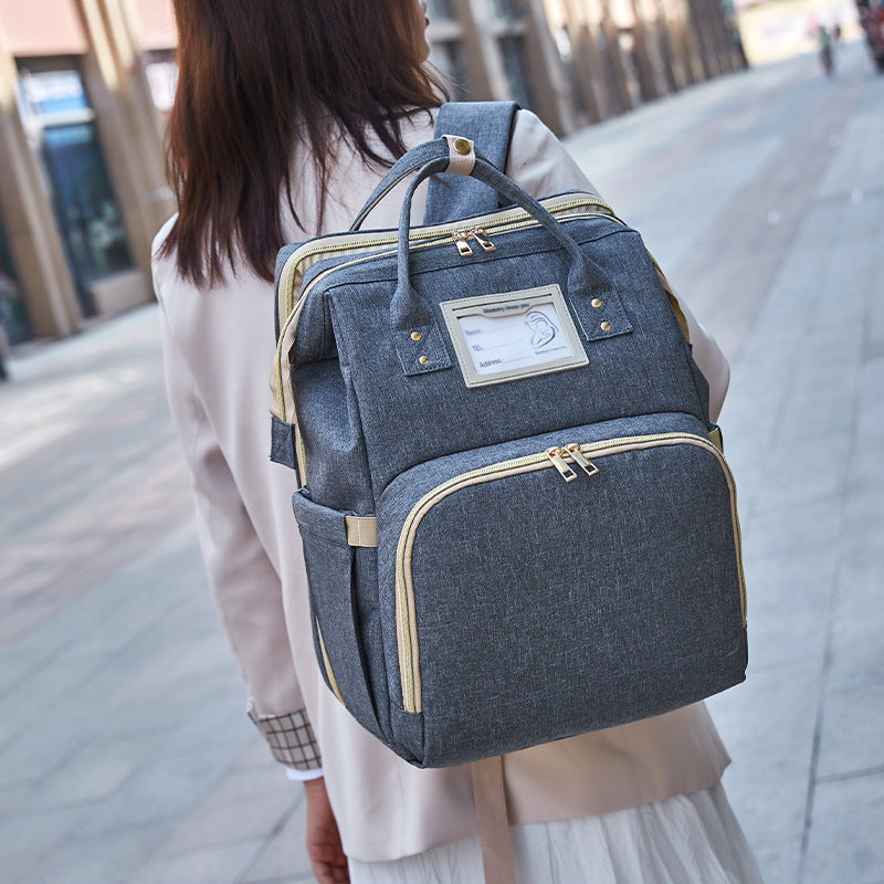 Sac de maman lit pliant portable