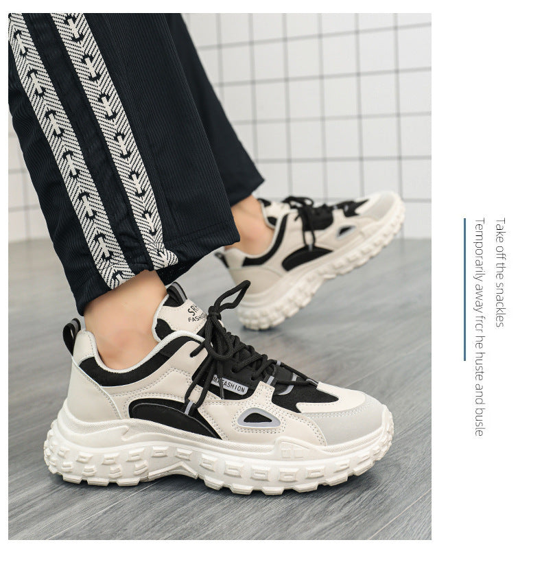 Zapatilla deportiva de ocio con aumento de altura para hombre