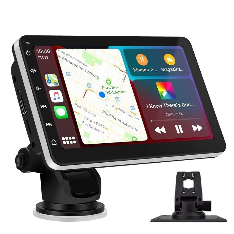 Lecteur sans fil Bluetooth avec image inversée, navigateur de voiture