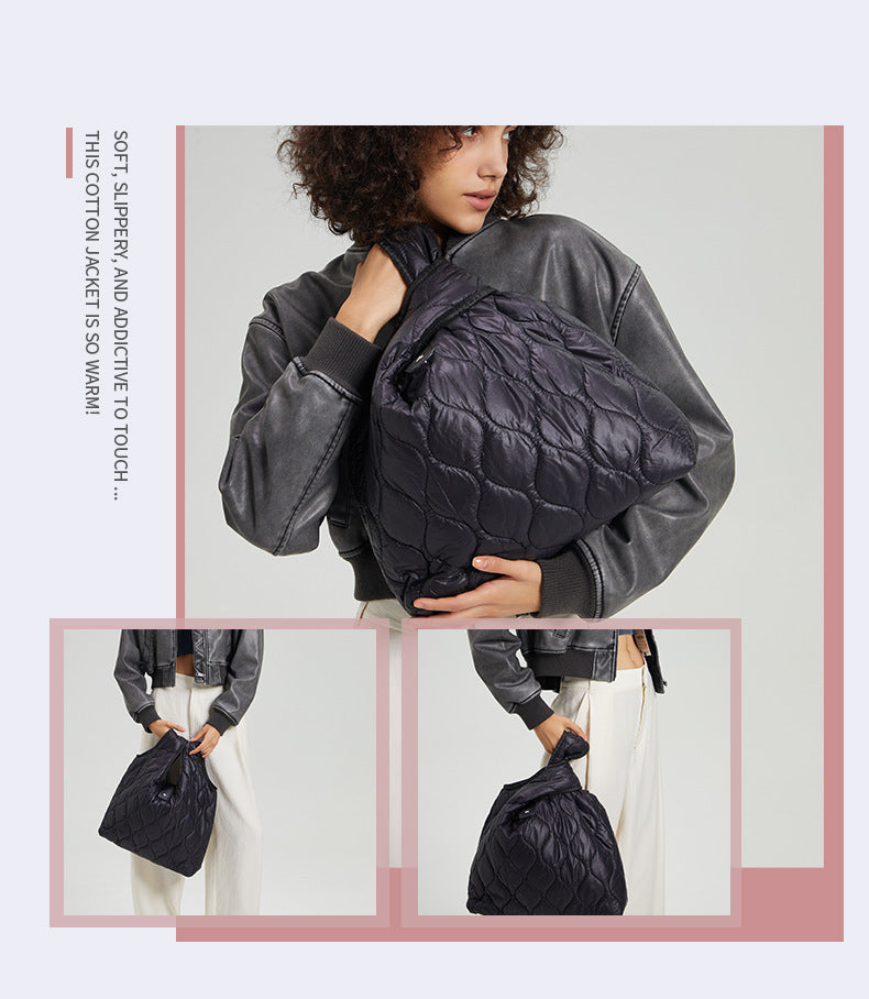 Ligne de couture en Nylon de grande capacité de sac en duvet de coton d'alimentation douce d'automne et d'hiver