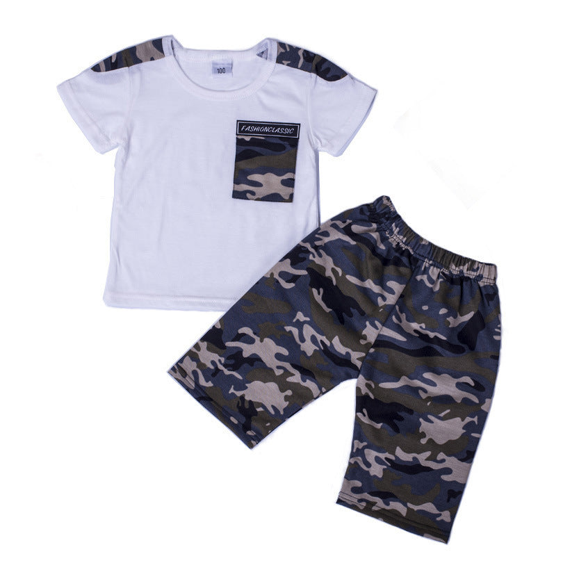 Costume de sport garçon camouflage 
