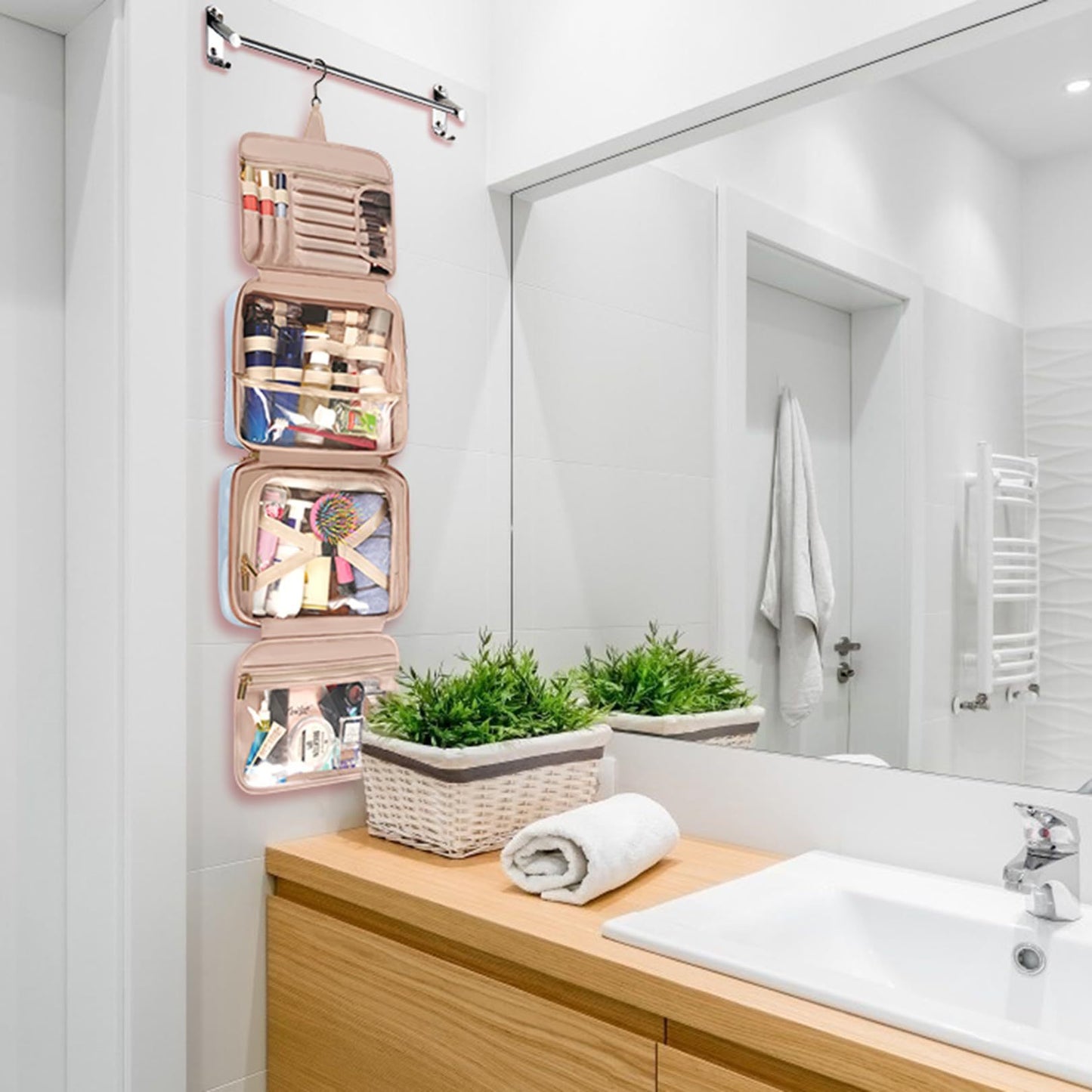 Sac de lavage étanche, sac d'hygiène personnelle portable