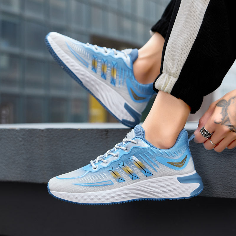 Zapatos para correr de malla personalizados de moda para hombre