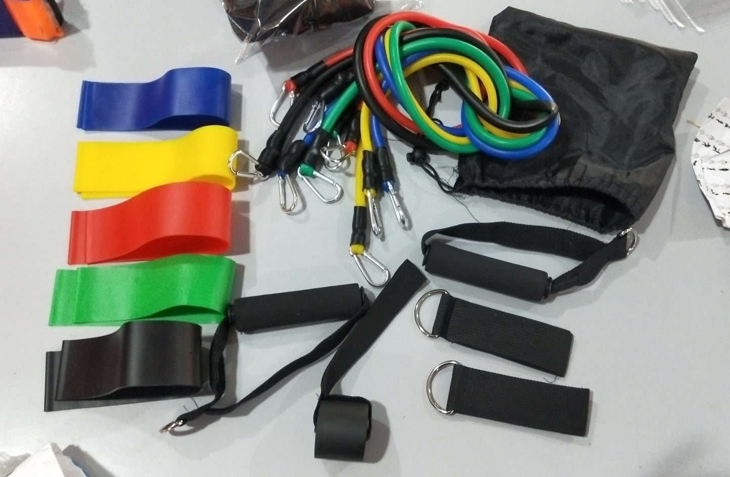 Ensemble d'entraînement de force de corde élastique de corde de traction