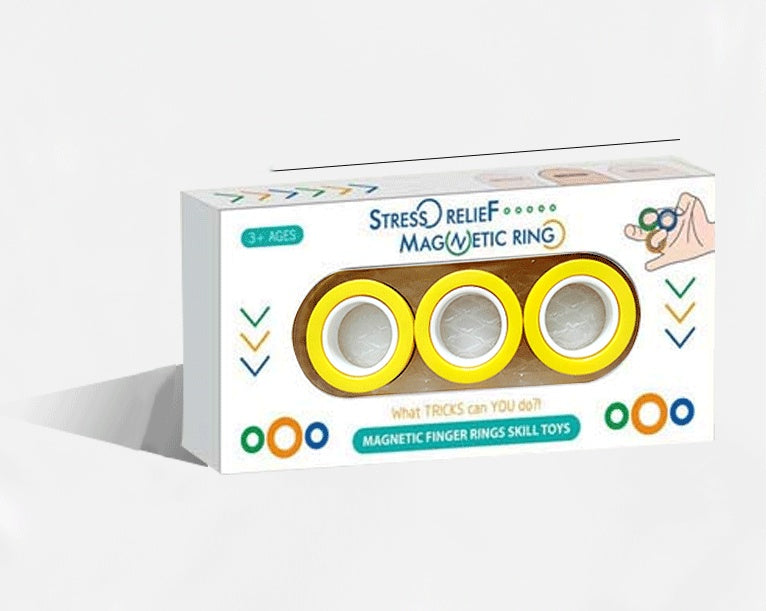 Anillo giratorio de dedo magnético