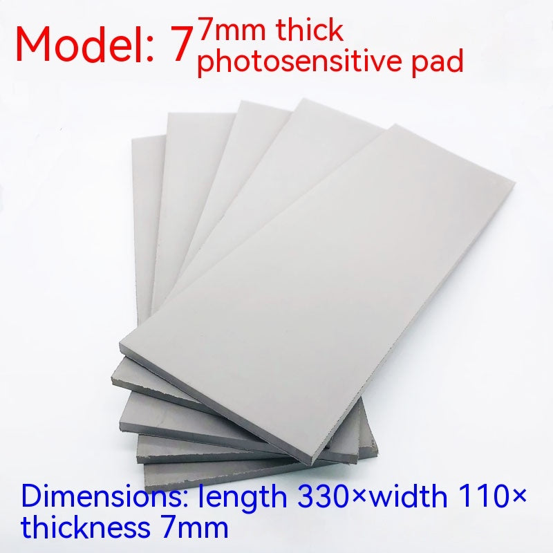 Sello de cerámica, caligrafía y pintura, estera sensible a la luz, hoja entera negra y gris de alta calidad