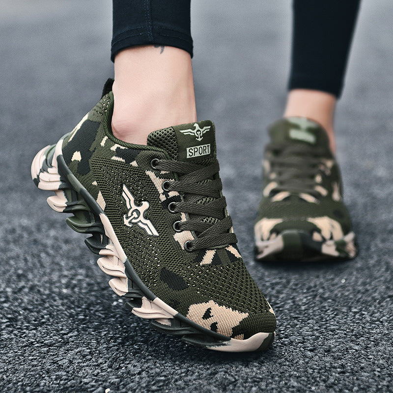 Chaussures de course d'entraînement militaire de camouflage décontracté de sport