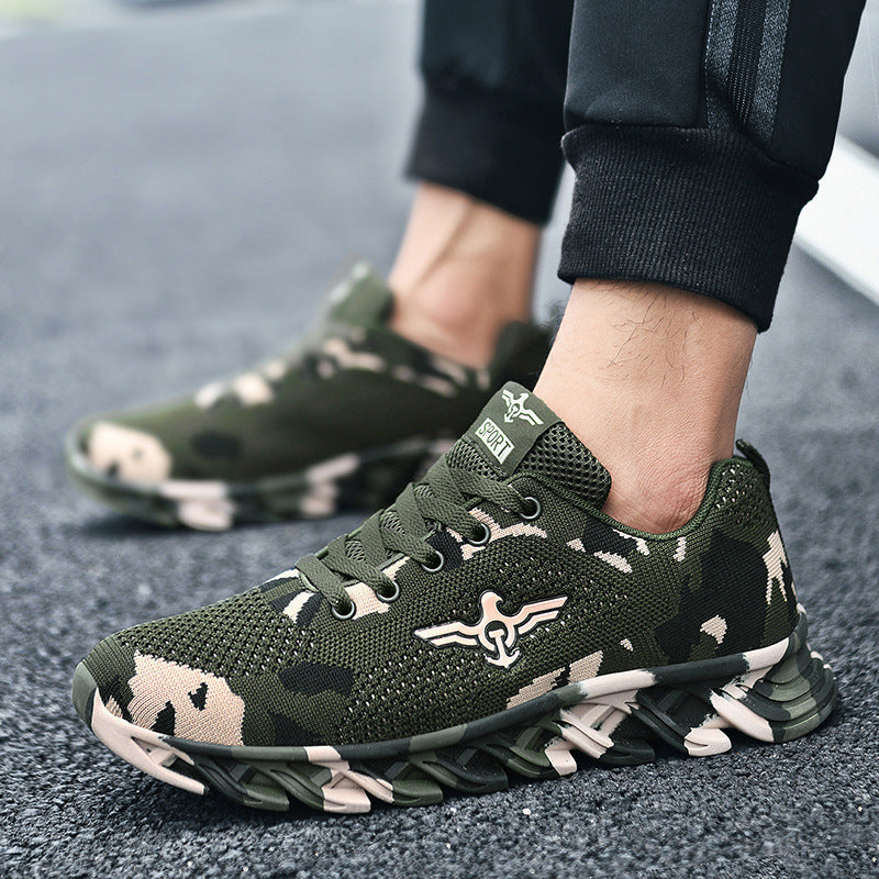 Chaussures de course d'entraînement militaire de camouflage décontracté de sport