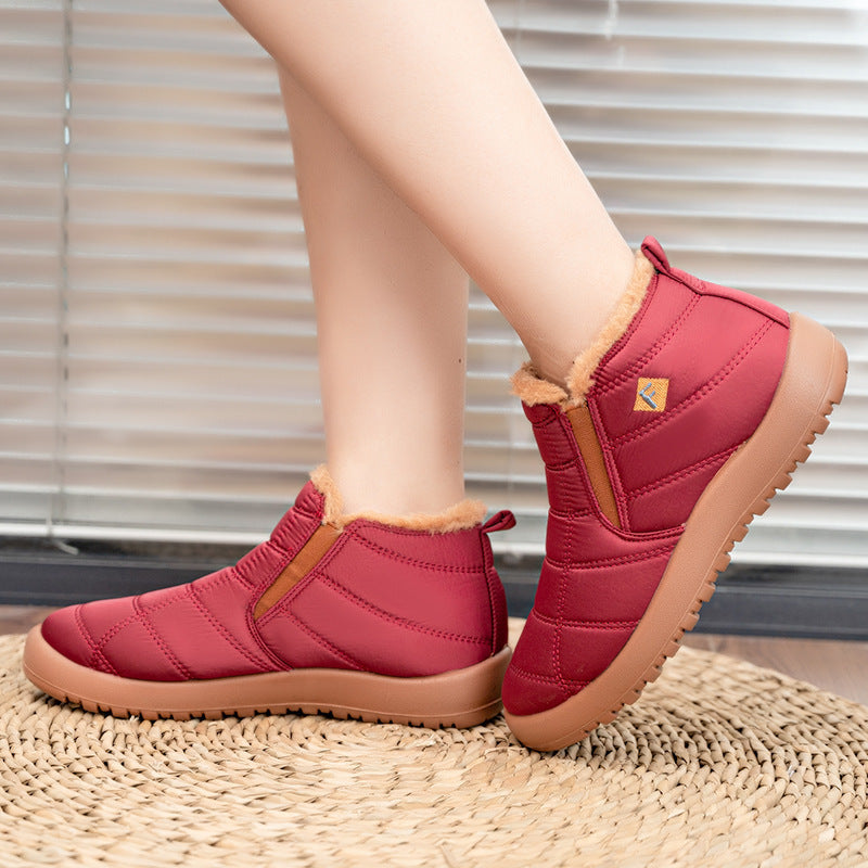 Women's Shoes Fleece Lined Padded Warm Keeping Snow Boots