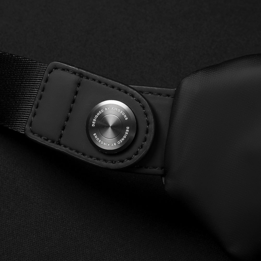 Bolso de pecho para hombre Bolso cruzado ligero impermeable simple Calle