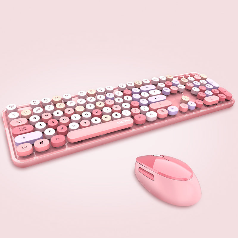 Clavier punk de filles de rouge à lèvres de couleur