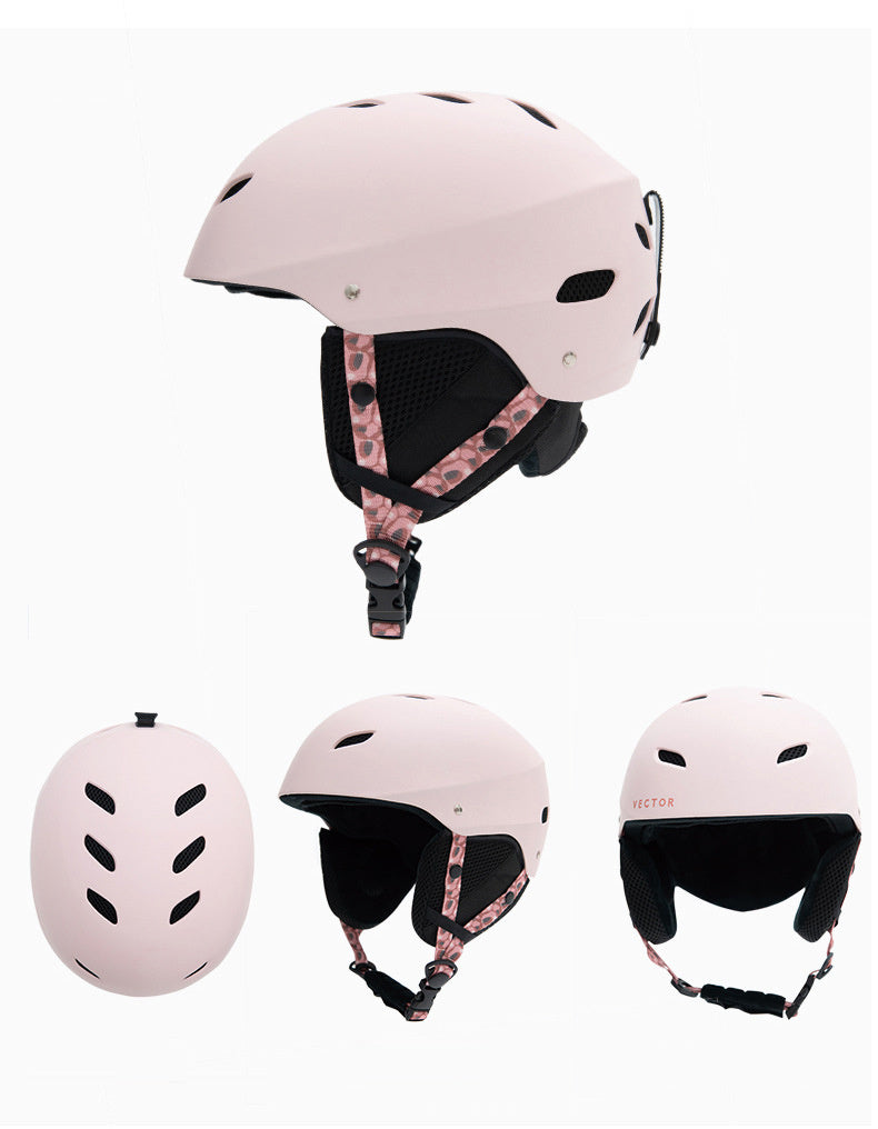 Casco protector de esquí para niños.