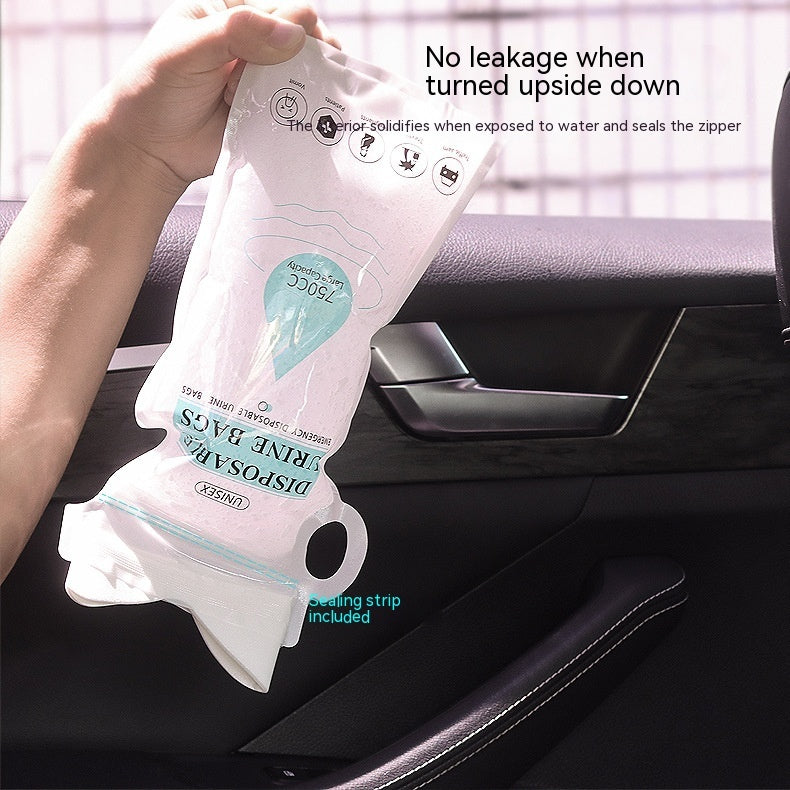 Sac d'urine d'urgence pour voiture, unisexe, jetable