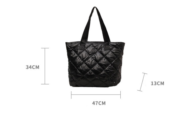 Sac à bandoulière en forme de losange de grande capacité pour femmes