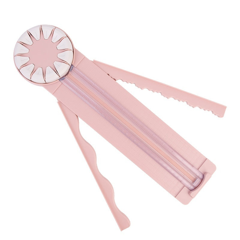 Coupe-papier multifonctionnel 12 en 1, Machine de découpe de papier en plastique à points