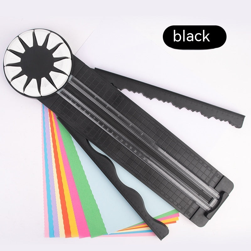 Coupe-papier multifonctionnel 12 en 1, Machine de découpe de papier en plastique à points