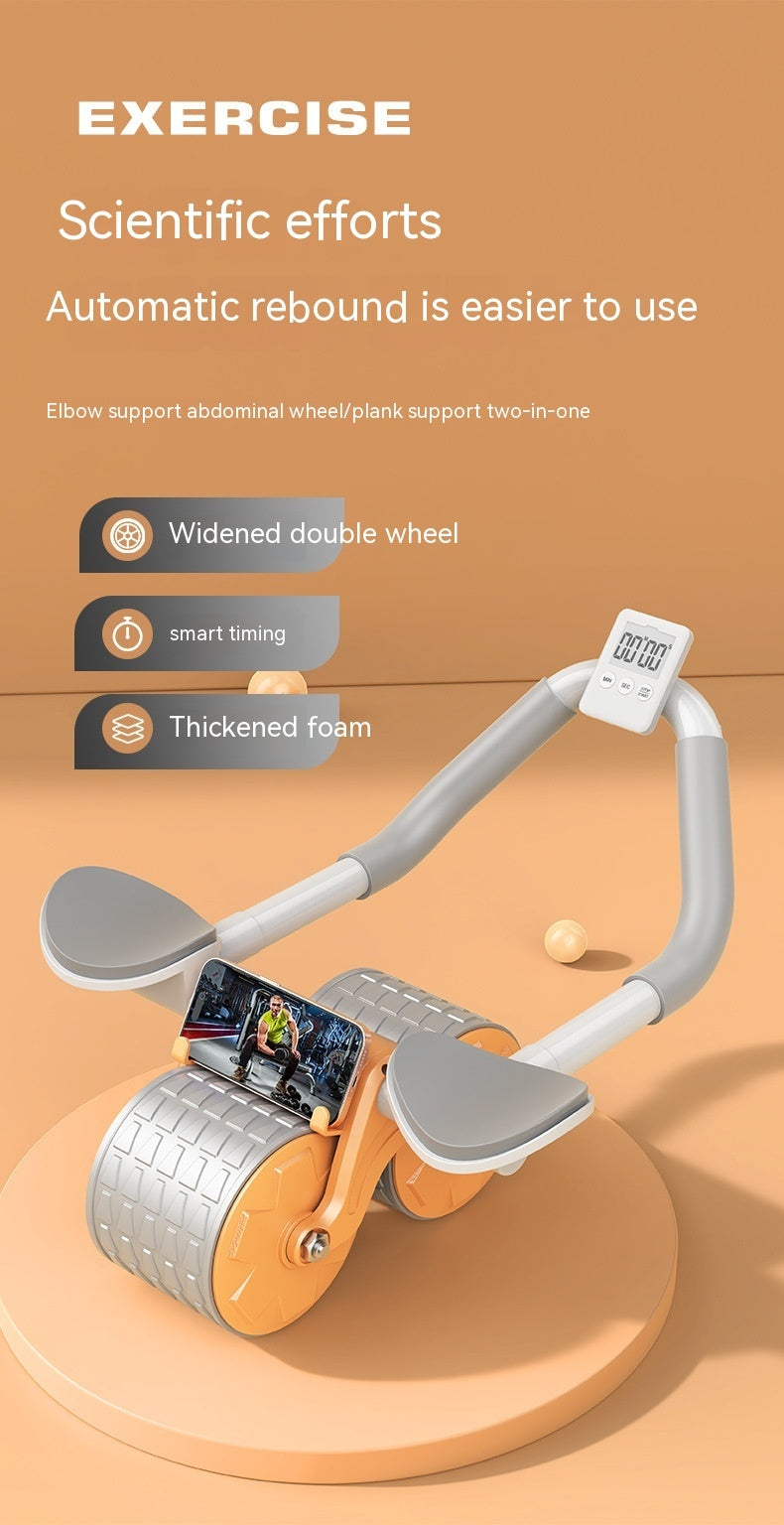 Support de coude roue abdominale Fitness Machine à rouler le ventre outil d'aplatissement du ventre