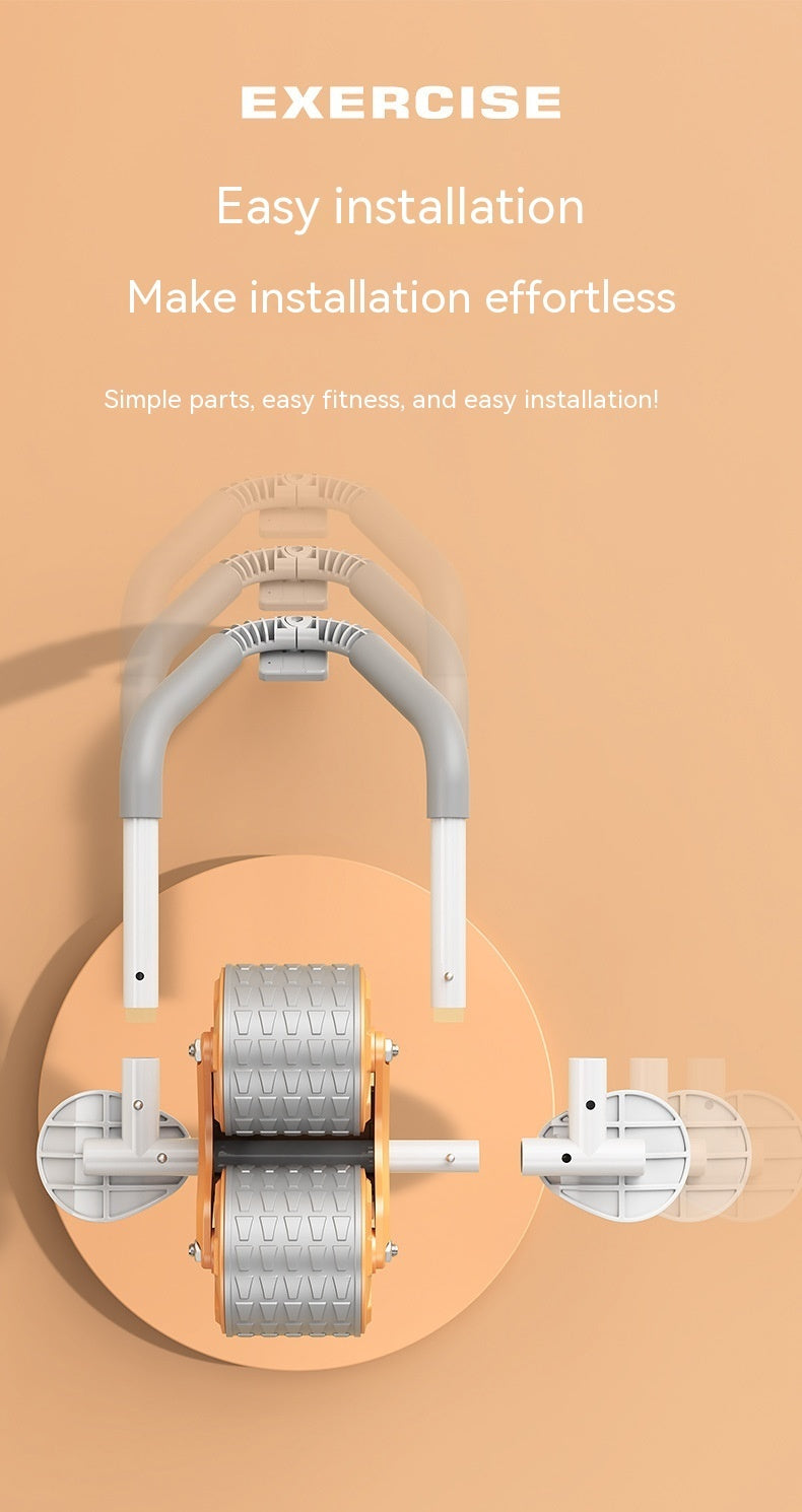 Support de coude roue abdominale Fitness Machine à rouler le ventre outil d'aplatissement du ventre