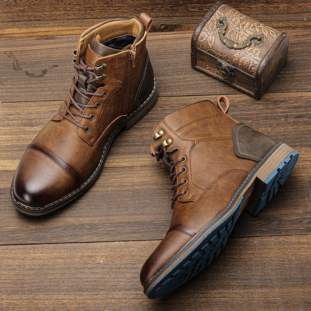 Bottes Dr Martens montantes à la mode pour hommes