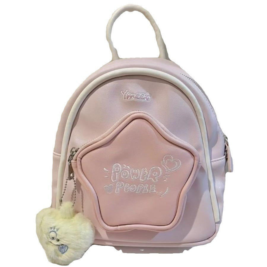 Mochila con estrella de cinco puntas Lindo viaje diario