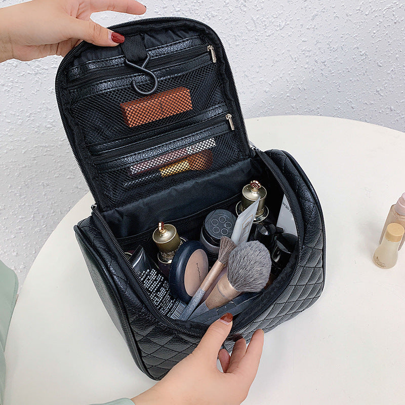Sac de rangement cosmétique de lavage de crochet d'élingue à la mode
