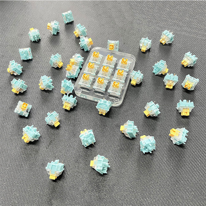 Cuerpo del eje del teclado Tiger Mo Sea Salt Lemon PRO